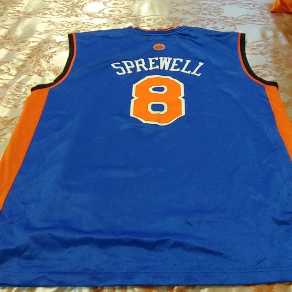 Latrell sprewell New York Knicks Reebok Jersey